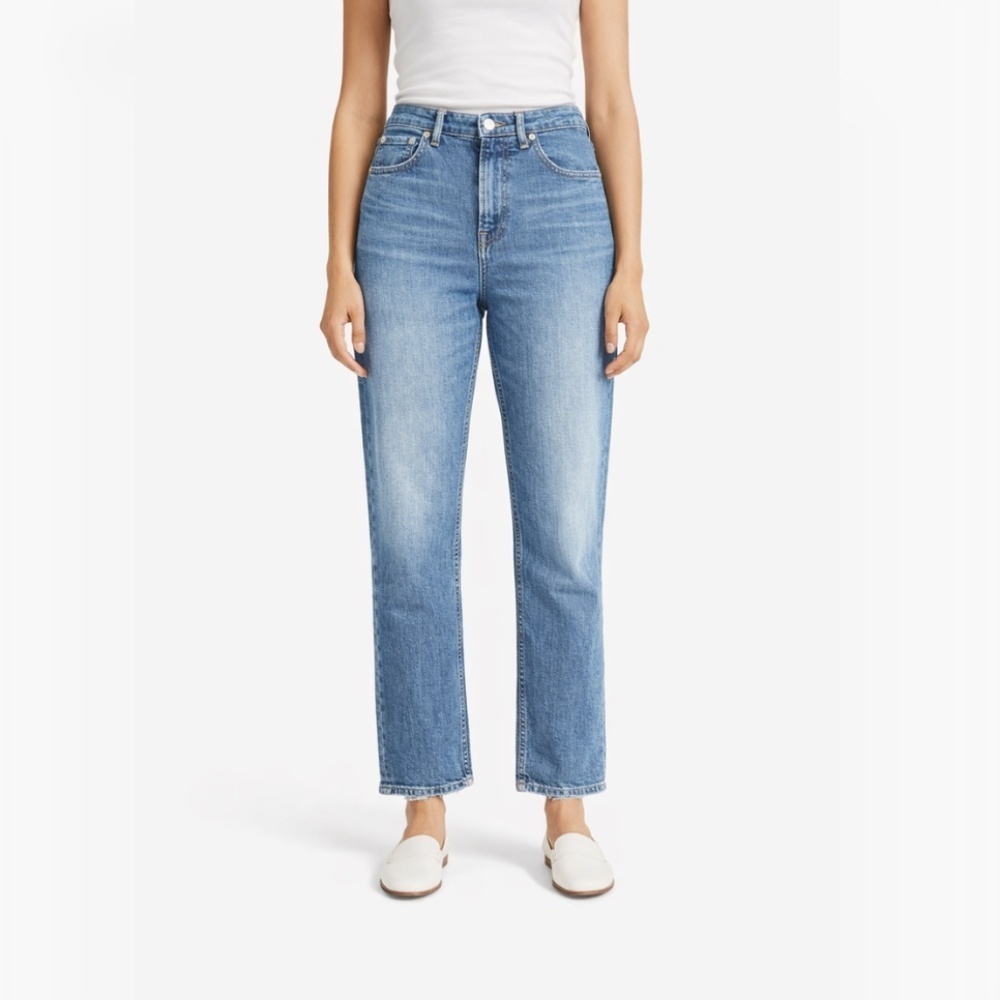 Everlane The High Rise Straight Classic Denim Jean Size 28